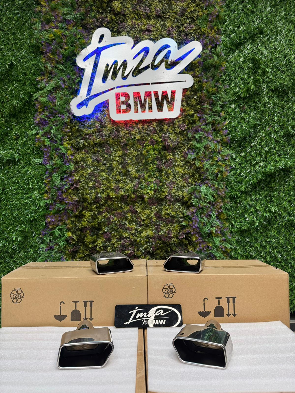 F10 -550- EGZOZ BAŞLIKLARI KROM OEM KALİTE