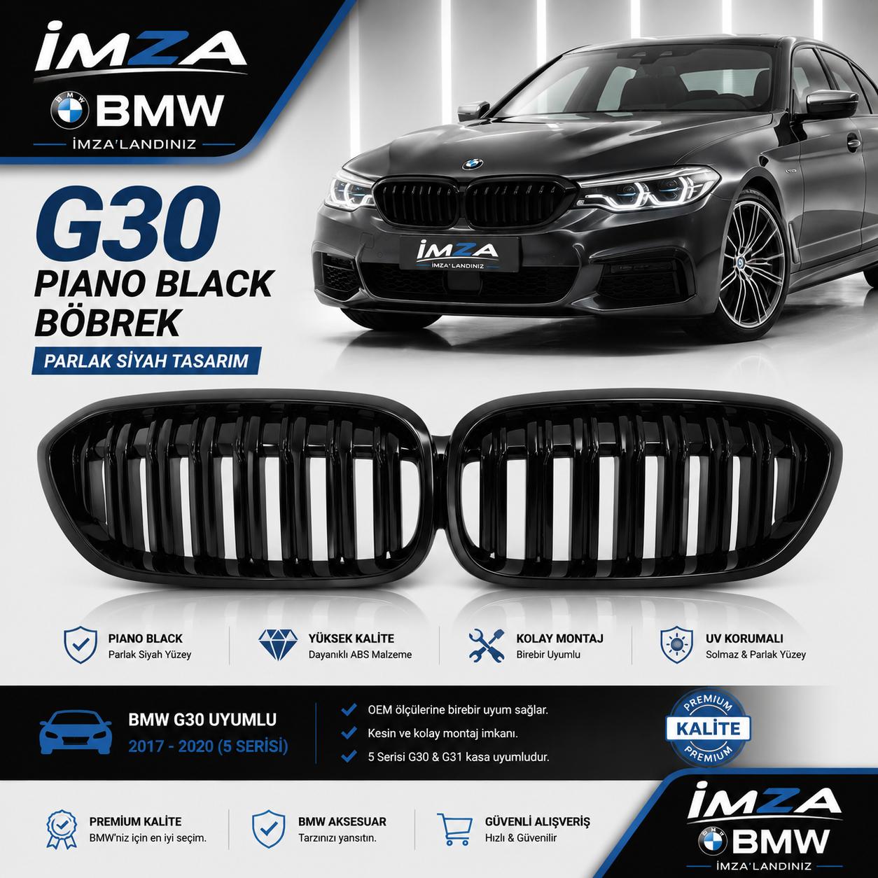G30 PIANO BLACK BÖBREK TAKIMI